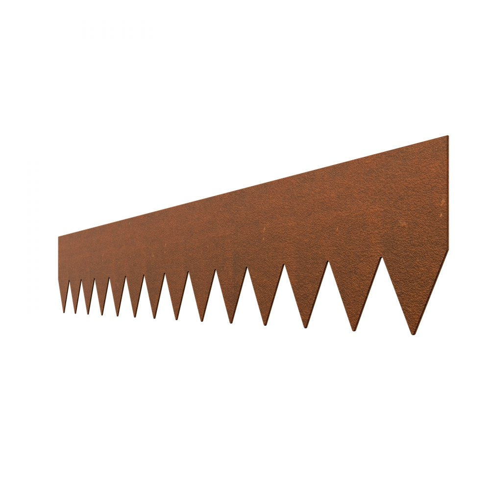 B40X6in-6 - Steel Garden Edging, 40x6in, Weather-Resistant & Flexible Design