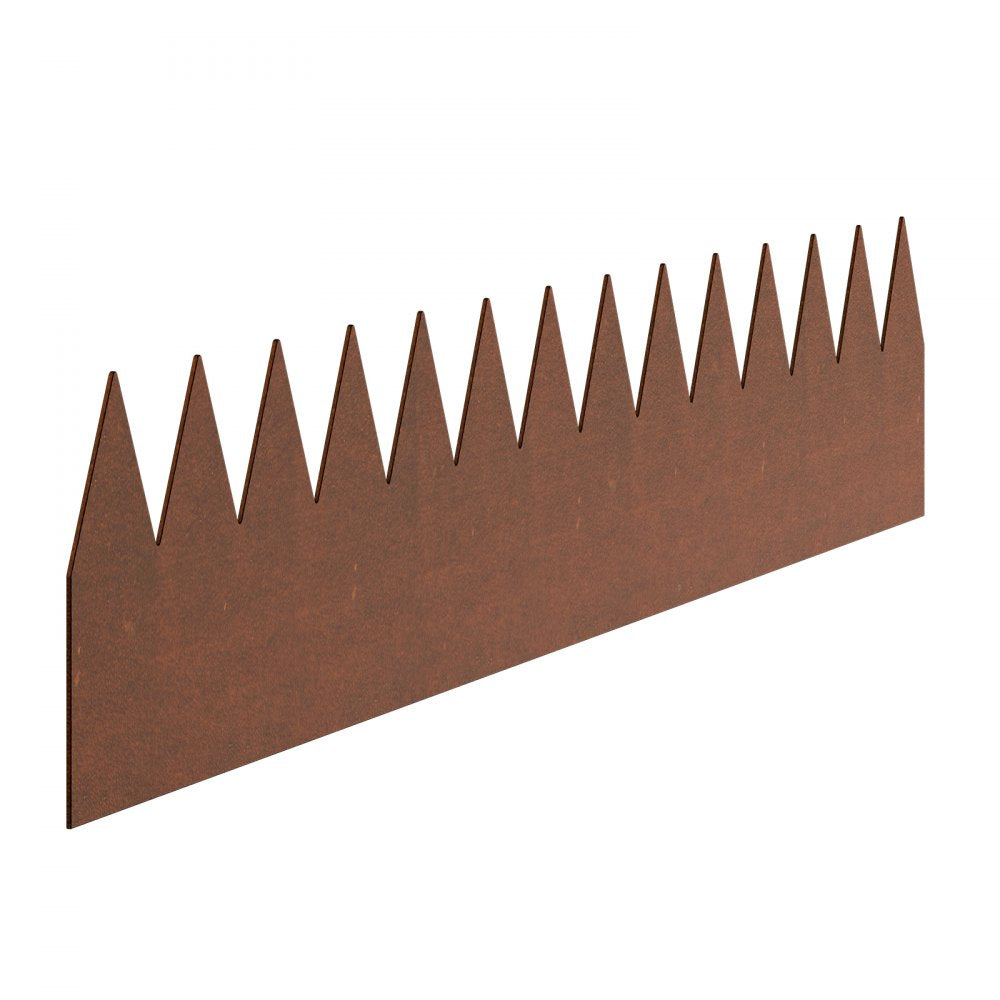 B40X6in-6 - Steel Garden Edging, 40x6in, Weather-Resistant & Flexible Design