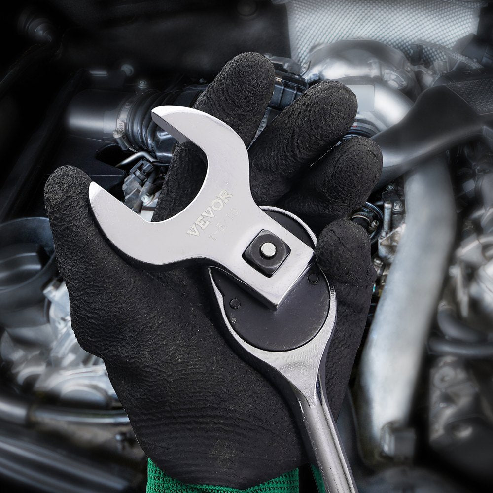 XMNJ0014 - 14-Piece Crowfoot Wrench Set, 1-1/16" to 2", High-Strength 40CR