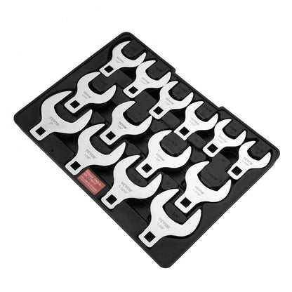 XMNJ0014 - 14-Piece Crowfoot Wrench Set, 1/2 Drive (1-1/16" to 2")