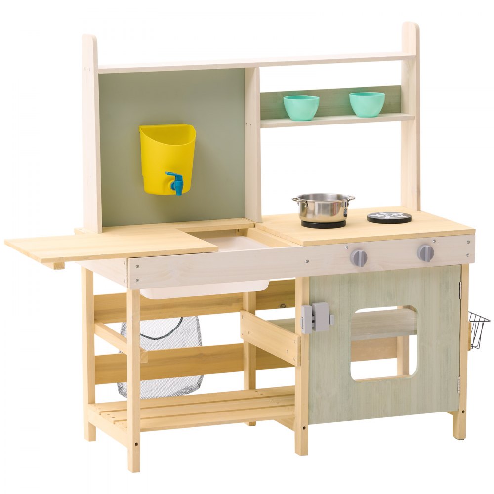 AC8283 - Durable Outdoor Mud Kitchen Playset with Sink for Kids