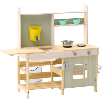 AC8283 - Durable Outdoor Mud Kitchen Playset with Sink for Kids