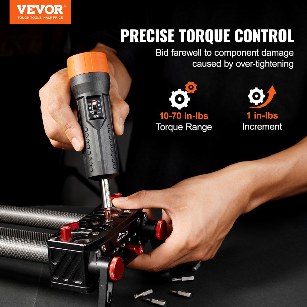 NSQ-70 - VEVOR 10-70 in-lbs Precision Torque Screwdriver for DIY & Gunsmithing