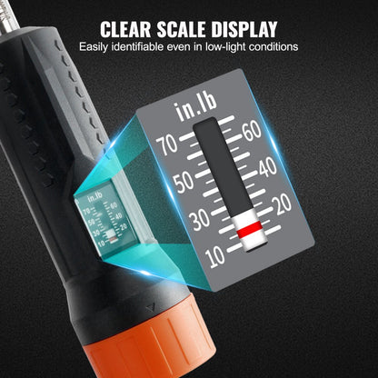 NSQ-70 - VEVOR 10-70 in-lbs Precision Torque Screwdriver for DIY & Gunsmithing