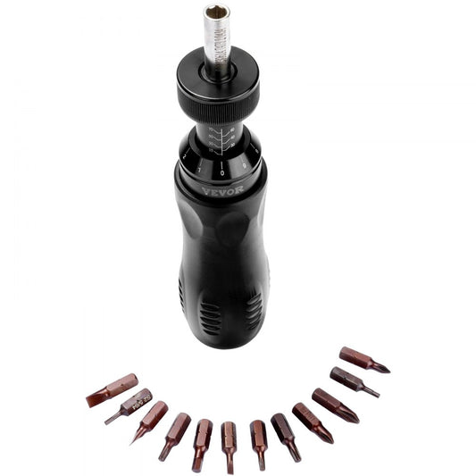 RTD-10-70 - VEVOR Precision Torque Screwdriver 10-70 in/lbs with Case