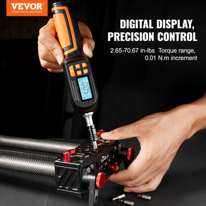 DSM1-100008B - VEVOR Digital Torque Screwdriver, 2.65-70.67 in-lbs Range
