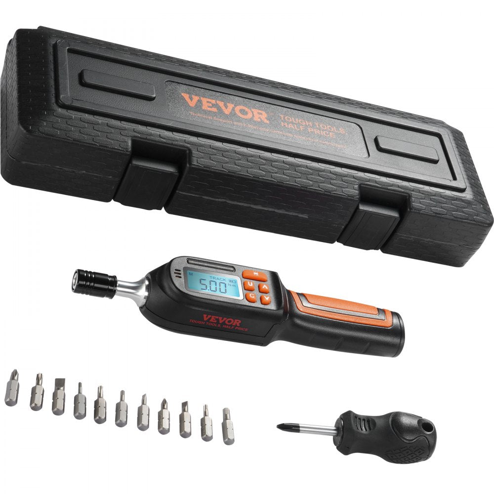 DSM1-100008B - VEVOR Digital Torque Screwdriver, 2.65-70.67 in-lbs Range