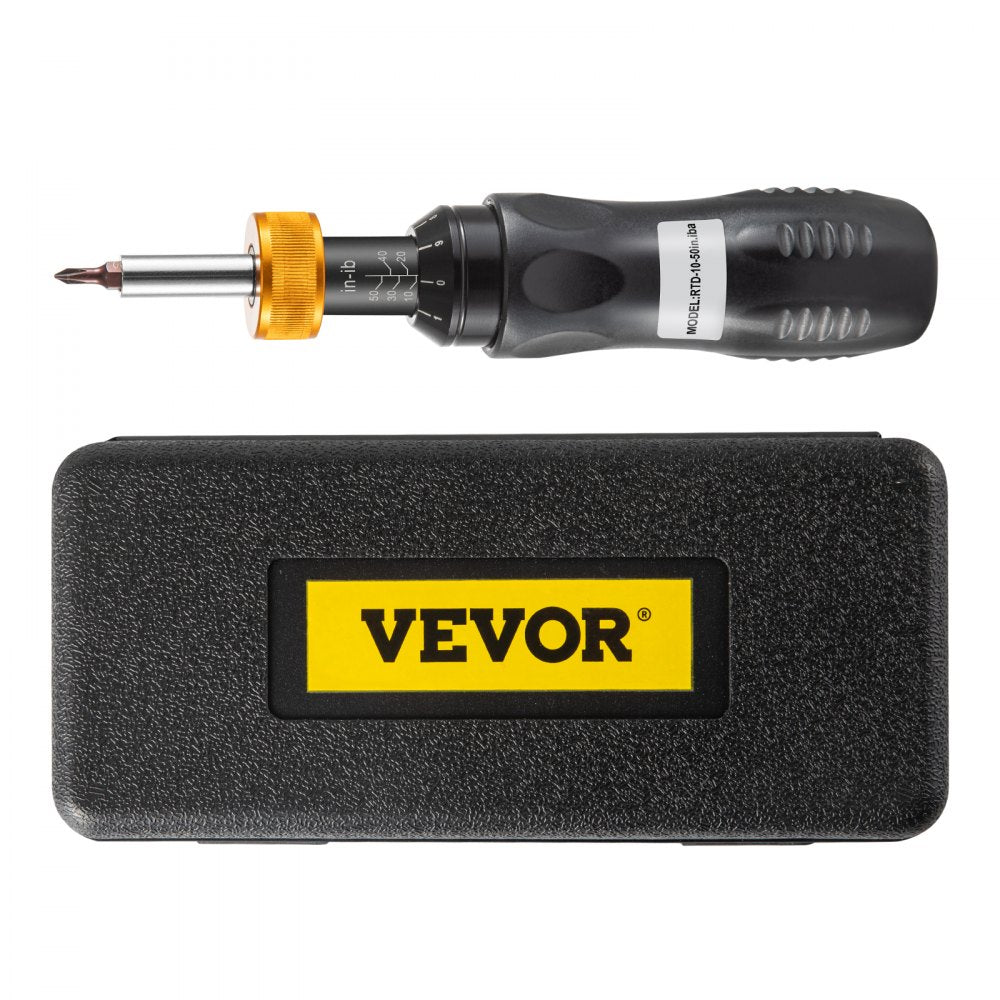RTD-10-50in.lbA - Adjustable Torque Screwdriver 10-50 in-lbs with Bits