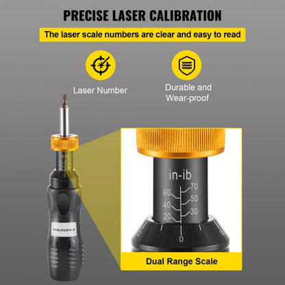 RTD-20-70in.lb - Adjustable Torque Screwdriver 20-70 in-lbs, 1/4" Bit