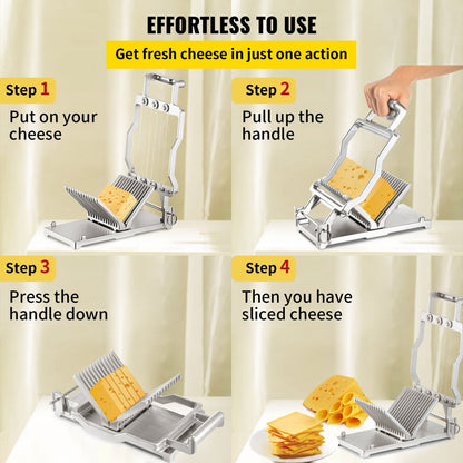 010624170453 - Durable Cheese Cutter with Adjustable Thickness and Stainless Steel Blade