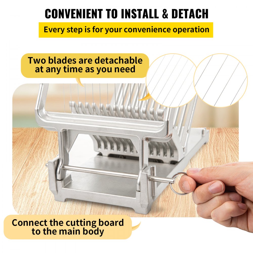 010624170453 - Durable Cheese Cutter with Adjustable Thickness and Stainless Steel Blade