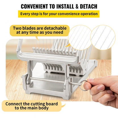010624170453 - Durable Cheese Cutter with Adjustable Thickness and Stainless Steel Blade