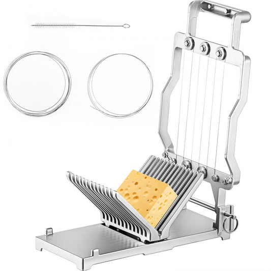 010624170453 - Durable Cheese Cutter with Adjustable Thickness and Stainless Steel Blade