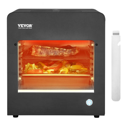 EF06XL-AS-2-18 - 1450°F Electric Steak Grill with 6-Tier Rack