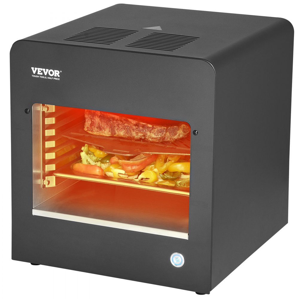 EF06XL-AS-2-18 - 1450°F Electric Steak Grill with 6-Tier Rack