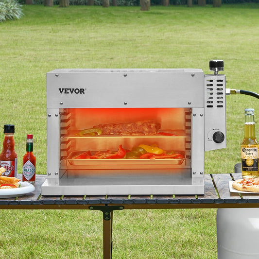 GB-BFXXL - 1500°F Stainless Steel Portable Gas Grill for Outdoor BBQ