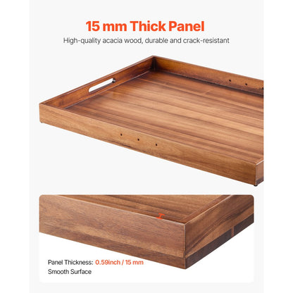 LPK1289-2 - 30"x22" Acacia Wood Noodle Board for Gas & Electric Stoves