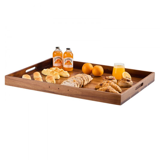LPK1289-2 - 30"x22" Acacia Wood Noodle Board for Gas & Electric Stoves