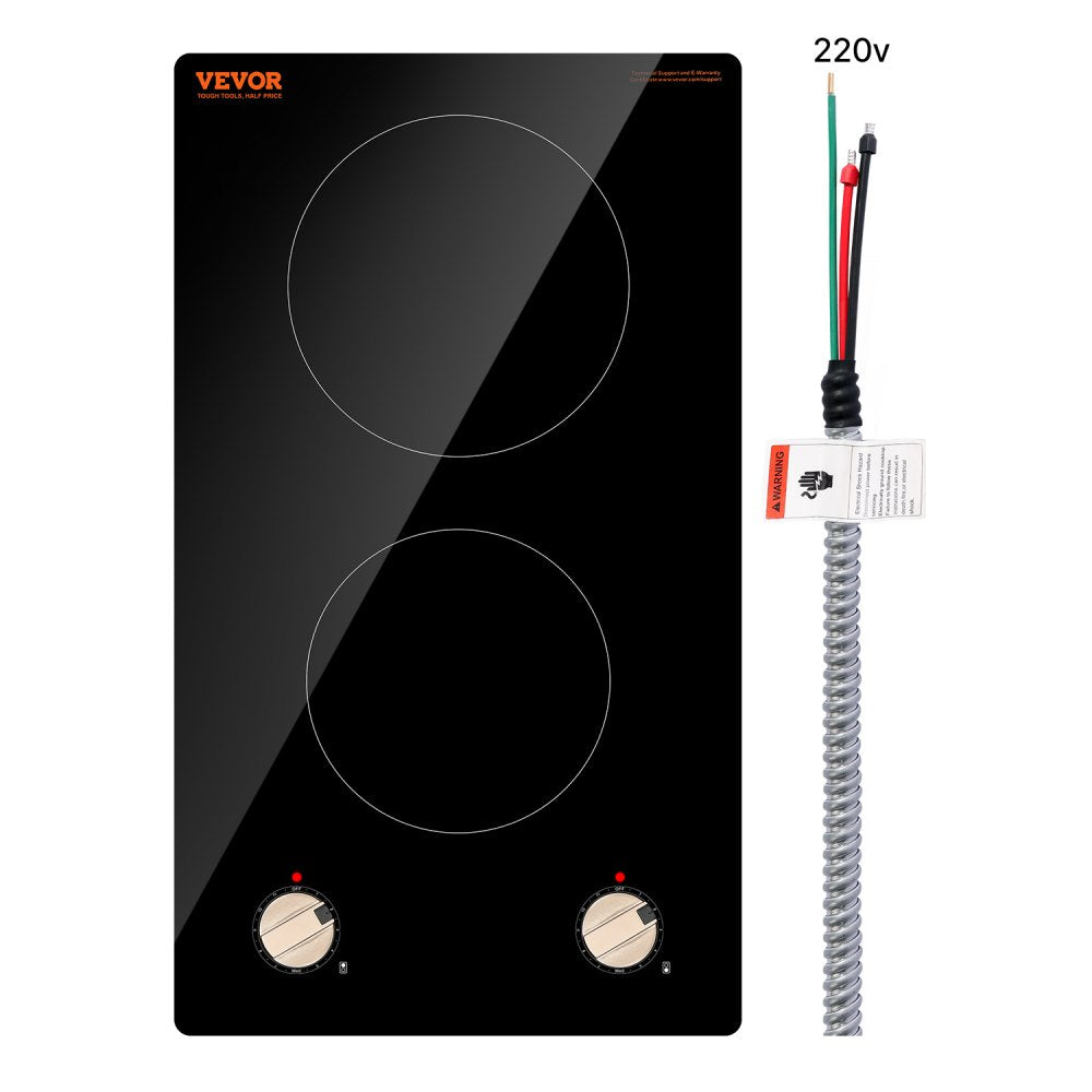 SK-35IHA12CK03 - 12" Built-In Induction Cooktop with Dual Knobs and Safety Features