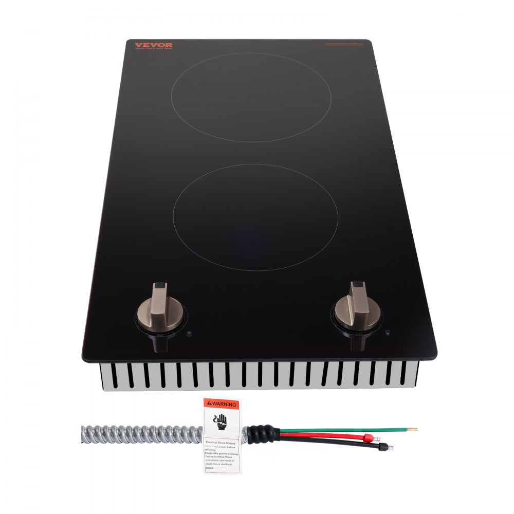 SK-35IHA12CK03 - 12" Built-In Induction Cooktop with Dual Knobs and Safety Features