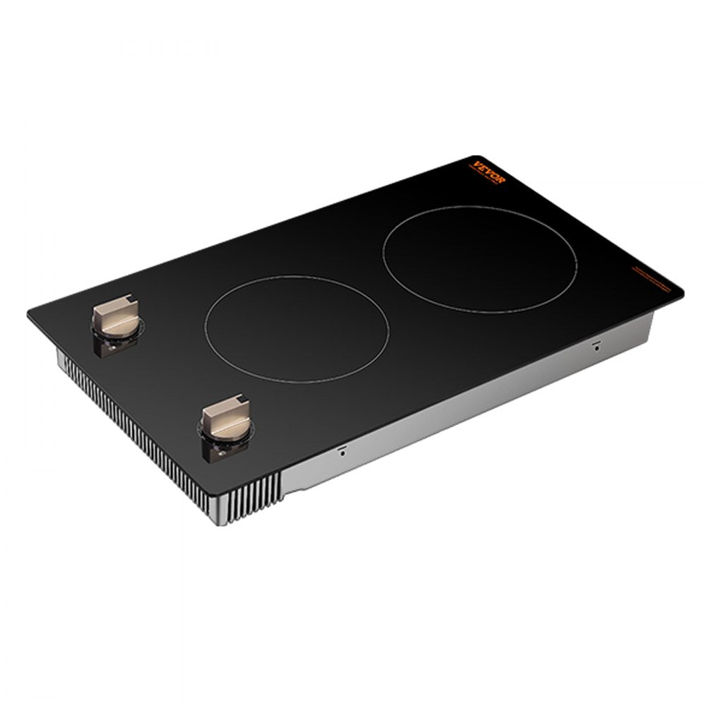 SK-35IHA12CK03 - 12" Built-In Induction Cooktop with Dual Knobs and Safety Features
