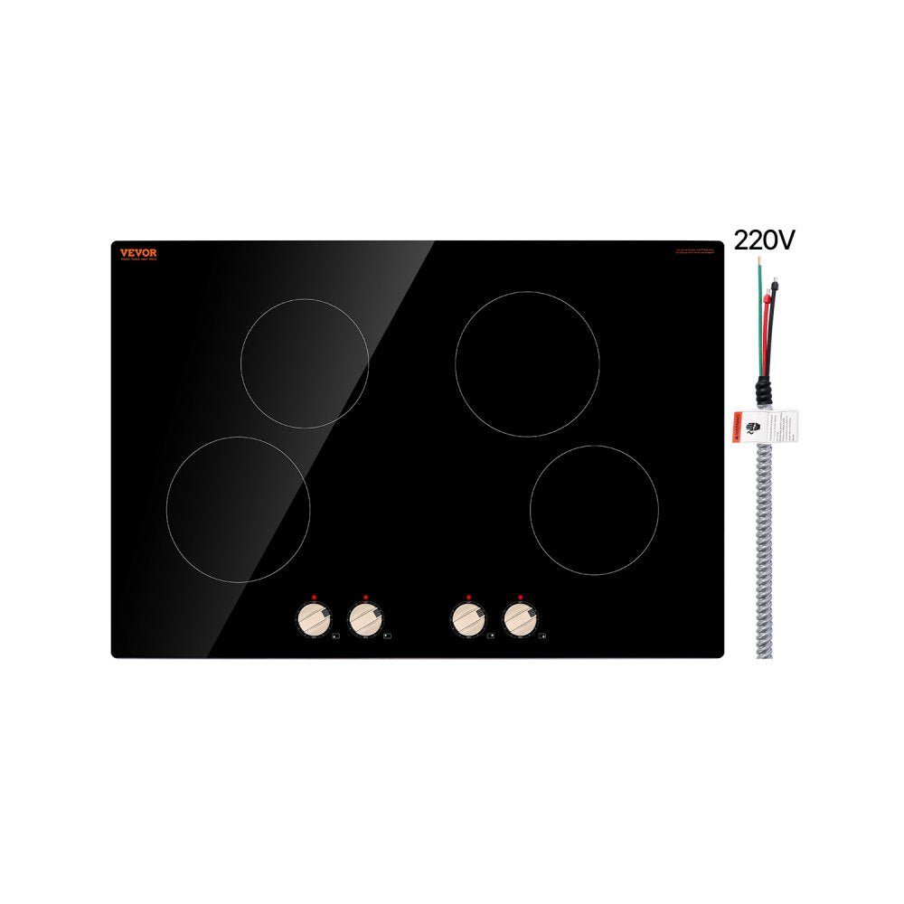 SK-66IHA30CK04 - 30-Inch 4-Burner Induction Cooktop with Knob Controls