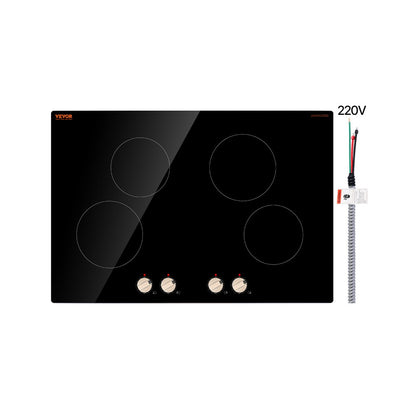 SK-66IHA30CK04 - 30-Inch 4-Burner Induction Cooktop with Knob Controls