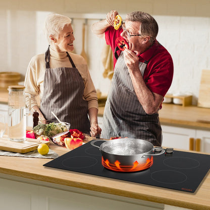 SK-92IHA36CK04 - 36-inch Induction Cooktop with 5 Cooking Zones and Knob Controls