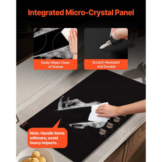 SK-92IHA30CK04 - 30-Inch 5 Burner Induction Cooktop with Easy Controls