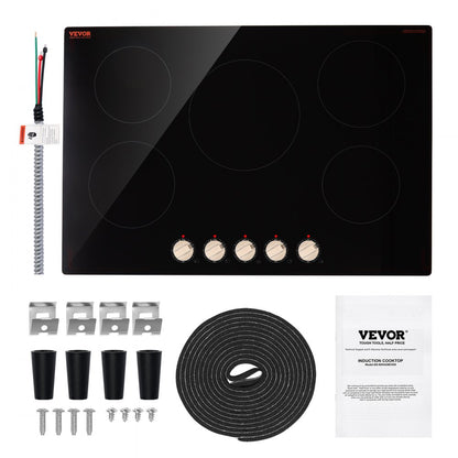 SK-92IHA30CK04 - 30-Inch 5 Burner Induction Cooktop with Easy Controls