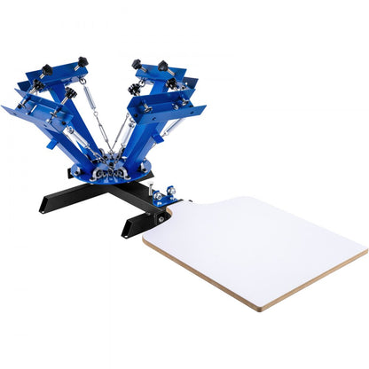 010187636447 - 4 Color Metal Screen Printer for T-Shirts & More