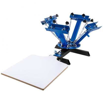010187636447 - 4 Color Metal Screen Printer for T-Shirts & More