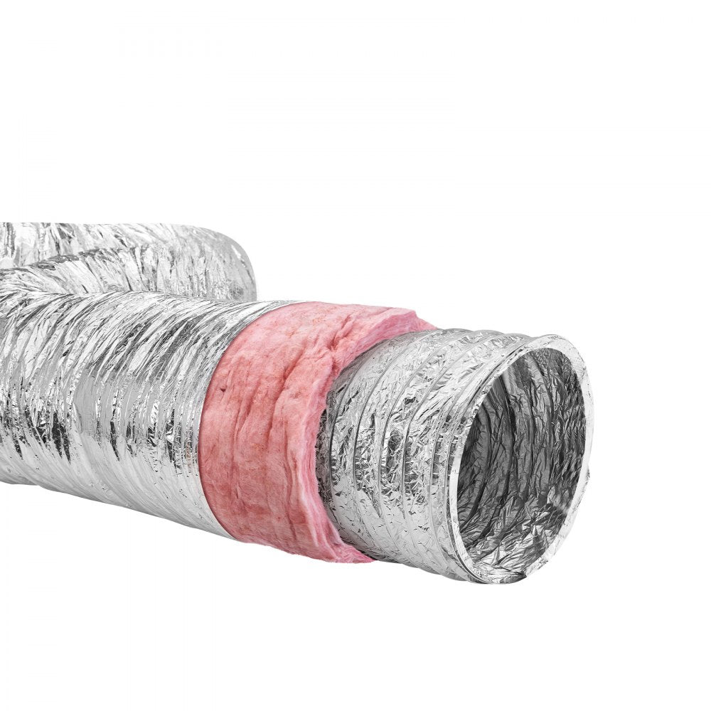 OW130 - 5'' x 25FT Aluminum Dryer Vent Hose with Insulation