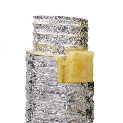 GC130 - 5" x 25FT Insulated Dryer Vent Hose, R-4.2 Efficiency