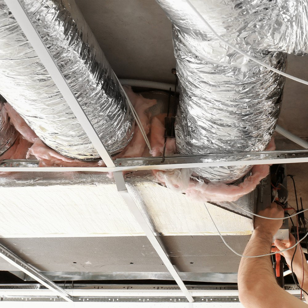 OW158 - VEVOR 25FT Dryer Vent Hose with R-6 Insulation & Steel Wire