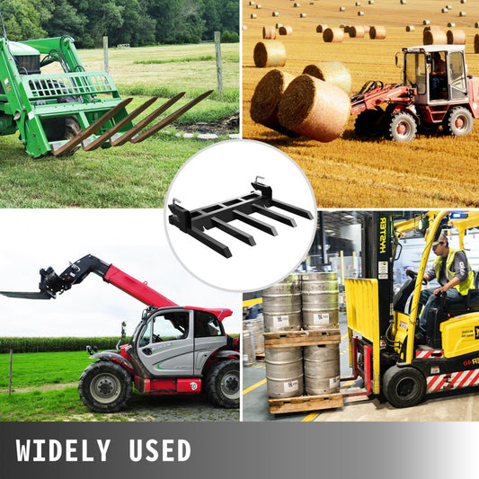 010944472191 - Heavy-Duty Clamp-On Forks for 48'' Bucket, 2500 lbs Capacity