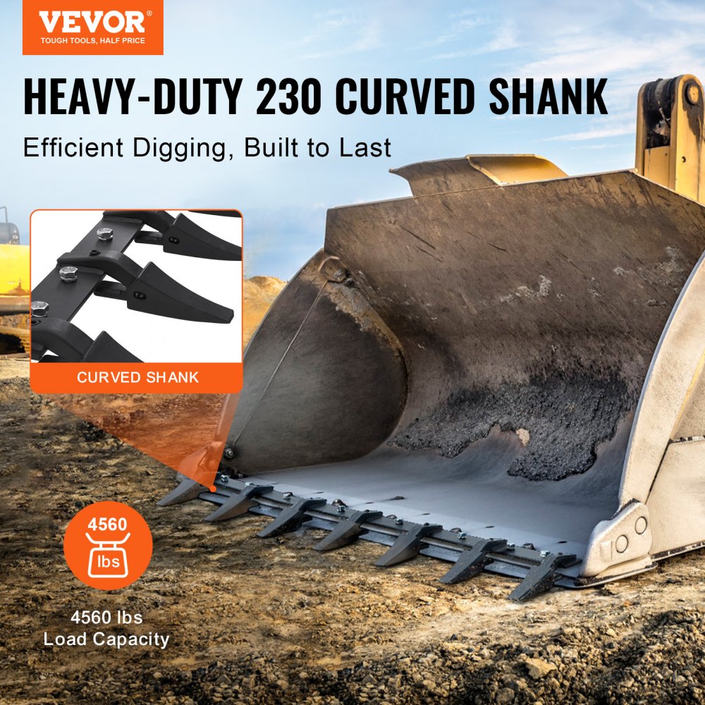 ZZ0360 - 60'' VEVOR Heavy-Duty Tooth Bar for Efficient Digging