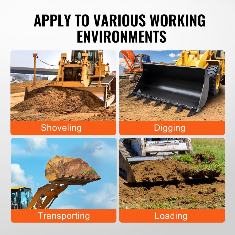 ZZ0360 - 60'' VEVOR Heavy-Duty Tooth Bar for Efficient Digging