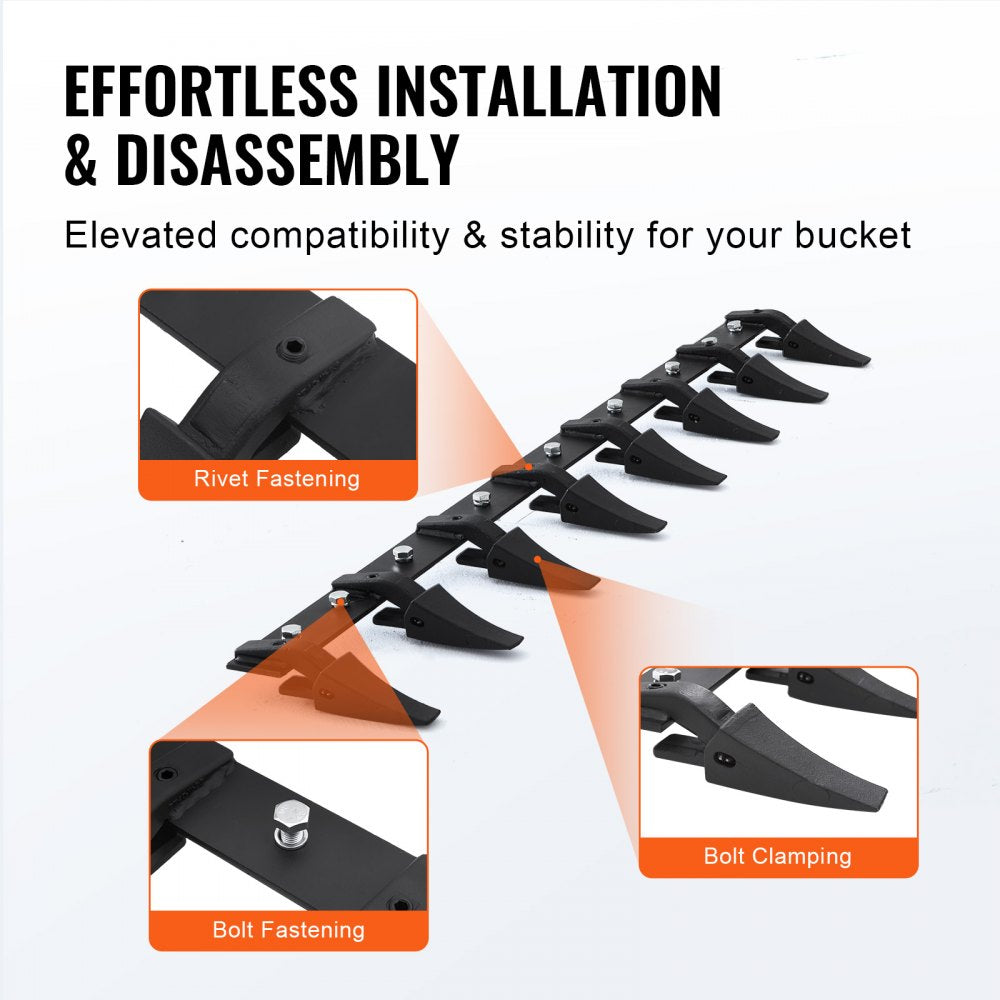 ZZ0366 - Heavy-Duty Bucket Tooth Bar for Enhanced Digging Power