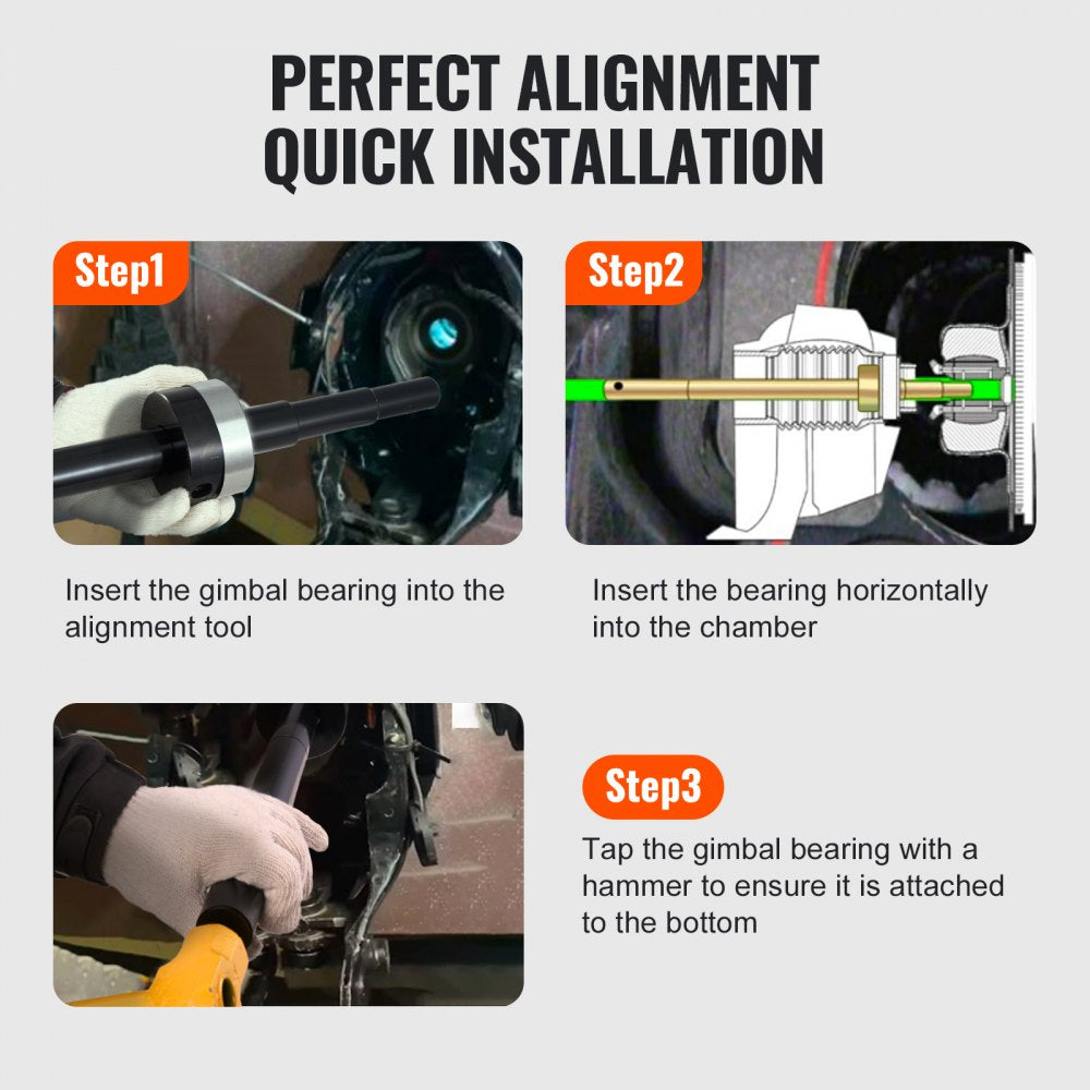 HKCZ - Durable 45# Steel Gimbal Bearing Alignment Kit for Boats