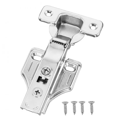 PHS25101-50 - Stainless Steel Soft Close Cabinet Hinges, 100° Angle, 50-Pack