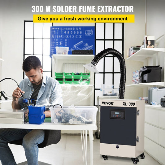 XL-300 - Compact 6-Stage Solder Fume Extractor for Safer Workspace