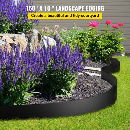 SS-SGY-0007 - 150' HDPE Landscape Edging, 10" Height for Garden Borders