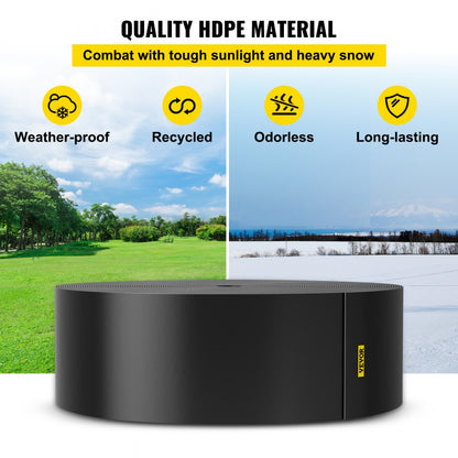 SS-SGY-0007 - 150' HDPE Landscape Edging, 10" Height for Garden Borders