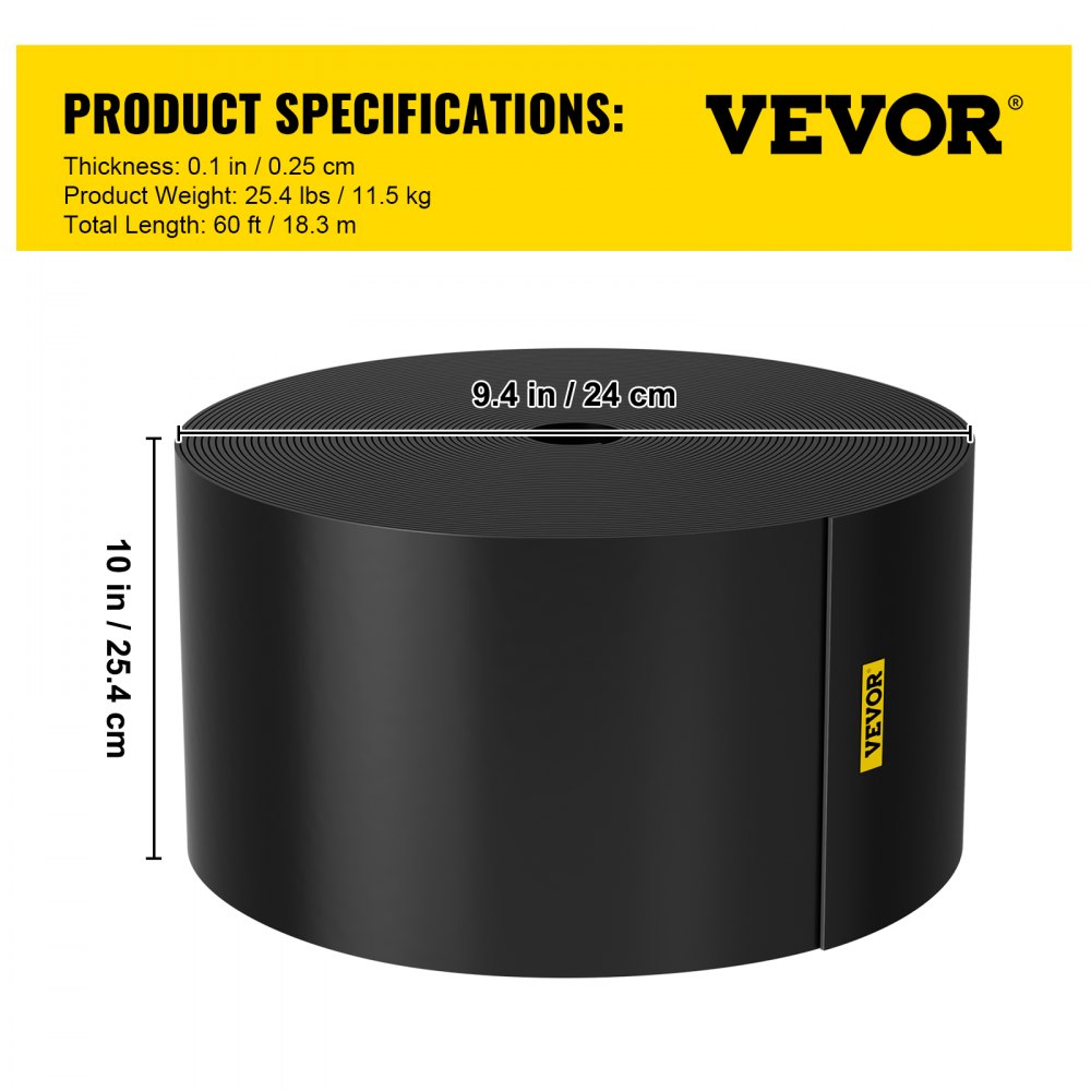 SS-SGY-0002 - 10" Deep VEVOR Landscape Edging for Tidy Garden Borders