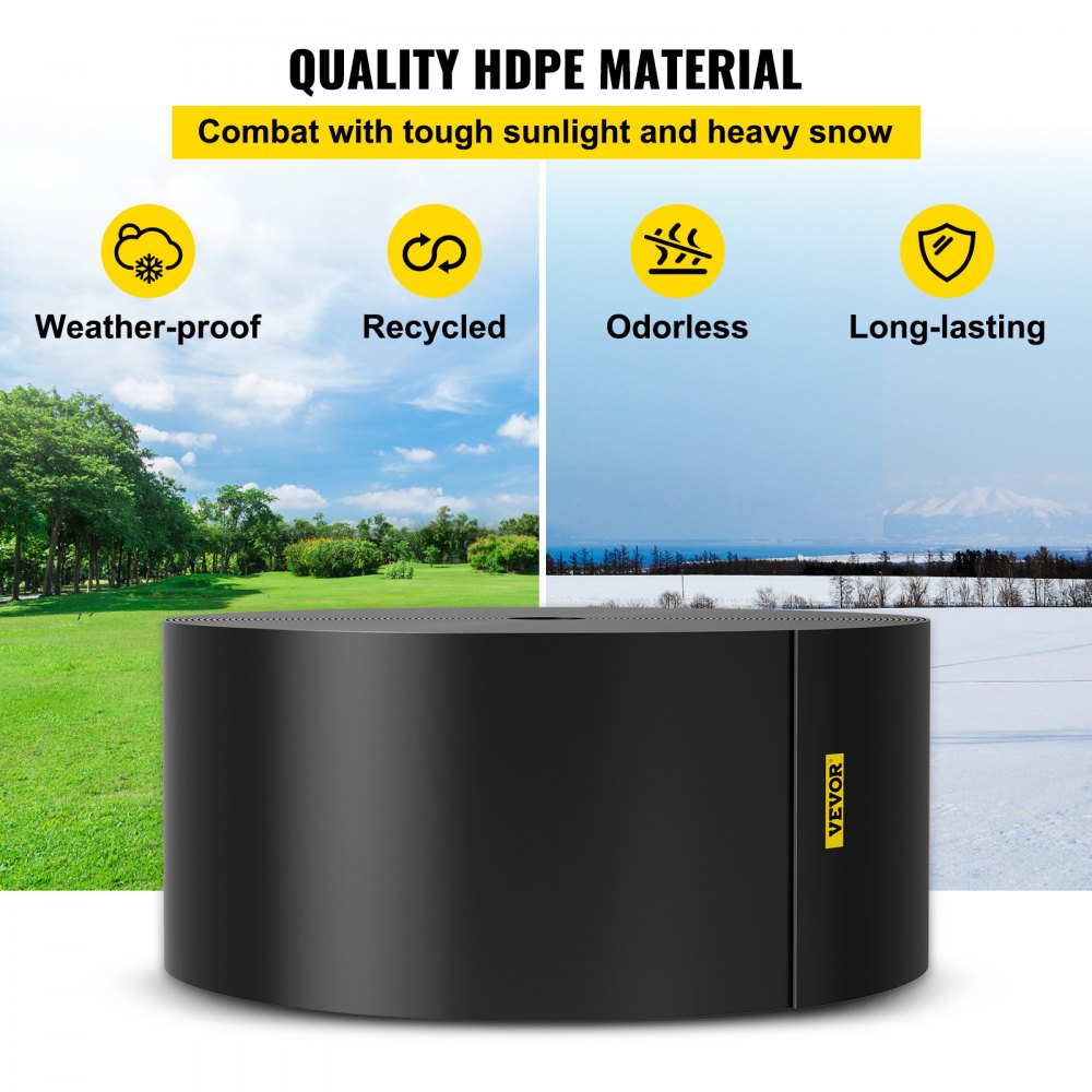 SS-SGY-0001 - 80ft Flexible Landscape Edging, 10" High, Easy Install