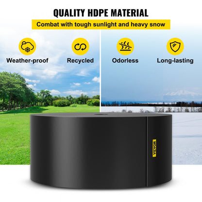 SS-SGY-0001 - 80ft Flexible Landscape Edging, 10" High, Easy Install