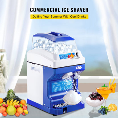 010810903841 - 110V ABS & Stainless Steel Ice Shaver with 5L Hopper
