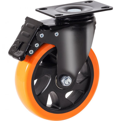 CC-PBJL-5 - Heavy-Duty 5-inch PVC Caster Wheels for Smooth Mobility