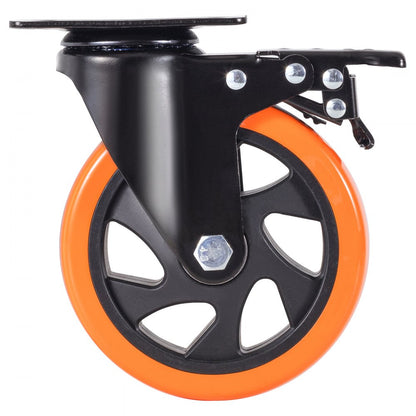 CC-PBJL-5 - Heavy-Duty 5-inch PVC Caster Wheels for Smooth Mobility